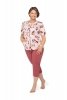 Piżama Martel Maria I 200 kr/r 3XL-4XL damska rozpinana